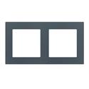 Abdeckrahmen 2x 60mm Fenix Grau