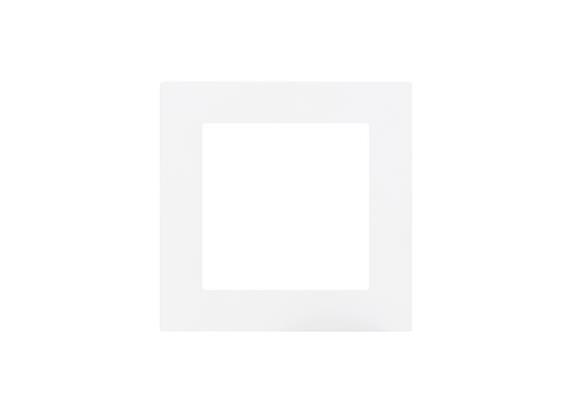 Abdeckrahmen 60mm Kunststoff Weiss