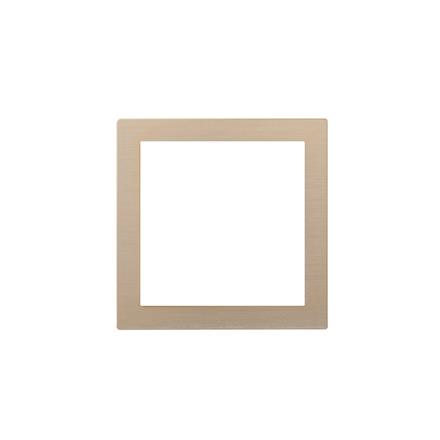 Abdeckrahmen 71mm Metall Champagne