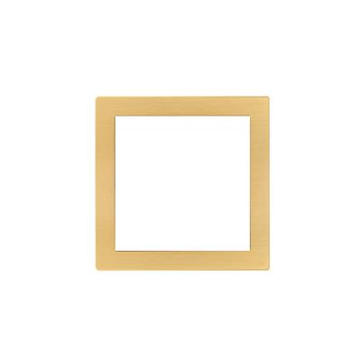 Abdeckrahmen 71mm Metall Gold
