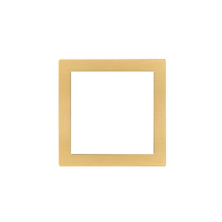 Abdeckrahmen 71mm Metall Gold