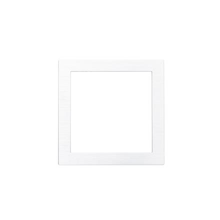 Abdeckrahmen 71mm Metall Silber