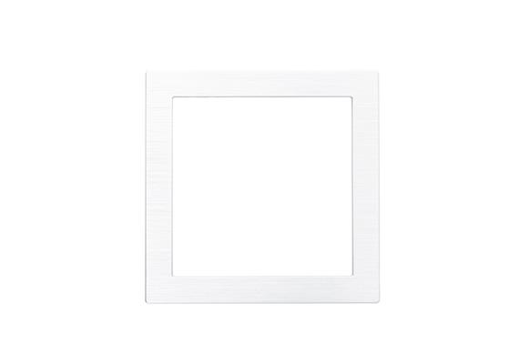 Abdeckrahmen 71mm Metall Silber