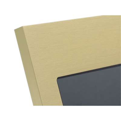 Alurahmen gold eloxiert zu ENVISION 10" Alurahmen gold eloxiert zu ENVISION 10"