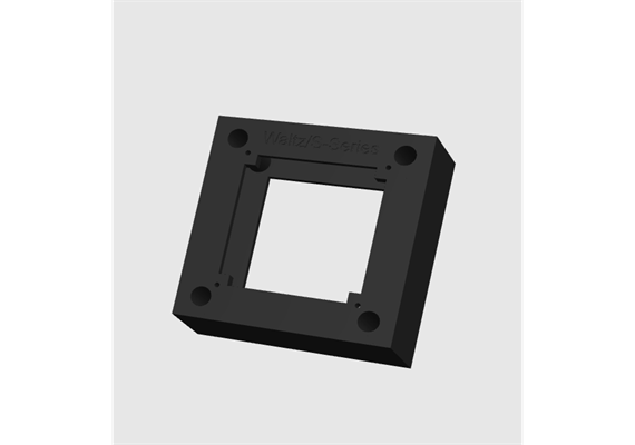AP-Rahmen Waltz-Taster/S-Series, Schwarz