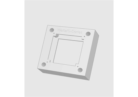 AP-Rahmen Waltz-Taster/S-Series, Weiss