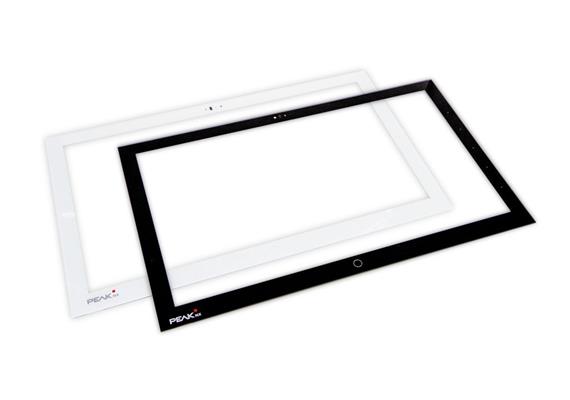 Control 16 Frontglas Set (Schwarz&Weiss mit Logo)