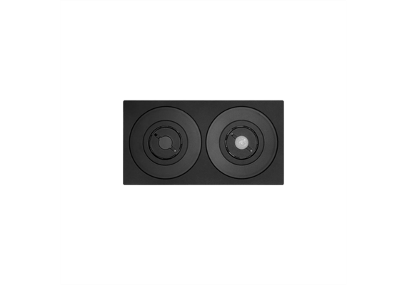 DOPPELTER QUADRATRING ZUBEHÖR FÜR PD00xxx UND SM-SERIE (SENSOR+STEECKER) - SCHWARZ