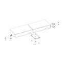 Einbauset SC311m/SC040m für 19" Schrank