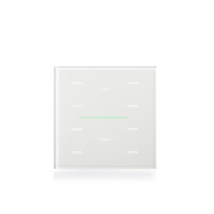 Glasabdeckung LINE RGB 10-fach Matt weiss
