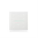 Glasabdeckung LINE RGB 10-fach weiss