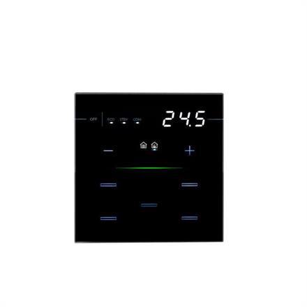 Glasabdeckung Thermo-/Hydrostat Schwarz