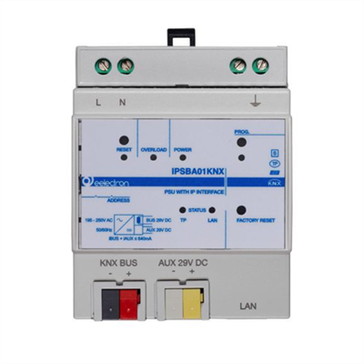 KNX Bridge mit IP-Schnittstelle und Stromversorgung KNX + AUX 640MA