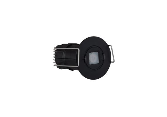 KNX-Präsenzmelder Standard MicroFL Flach, Schwarz