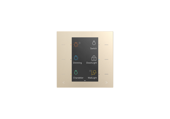 KNX Secure KNX Glass Sensor GS3 Pro, Gold