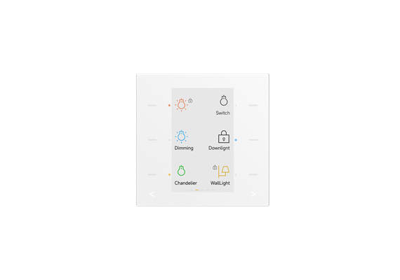 KNX Secure KNX Glass Sensor GS3 Pro, Weiss