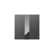 KNX Secure KNX S-Serie Tastersensor mit Display, Spiegelglas, 2-fach, Grau | Bild 2