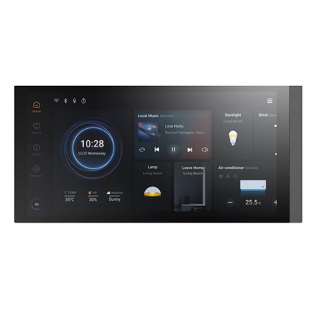 KNX Smart Touch Panel S7, Schwarz