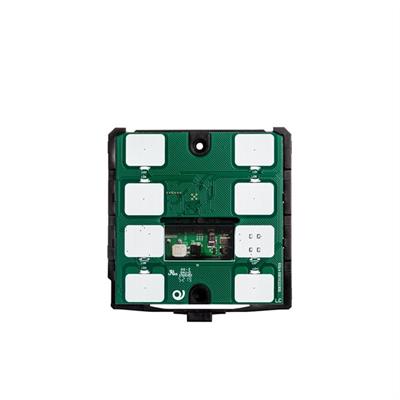 KNX-Thermostat / -Humidistat mit 6 Tasten schwarz