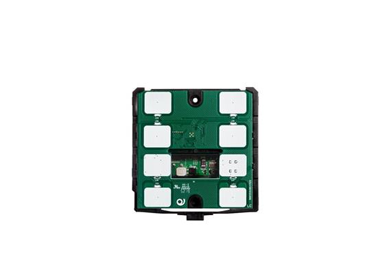 KNX-Thermostat / -Humidistat mit 6 Tasten schwarz