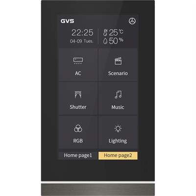 KNX-Touch-Panel V50 5" grau