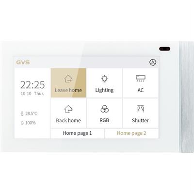 KNX-Touch-Panel V50 5" horizontal weiss