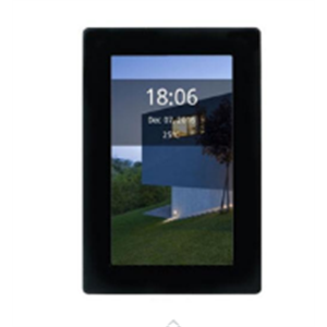 KNX Touchpanel 4.3 Zoll mit Ethernetanschluss und Fernsteuerung per App, schwarz