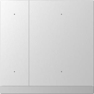 KNX WALTZ Taster 4-fach Metall silber