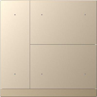 KNX WALTZ Taster 6-fach Metall gold