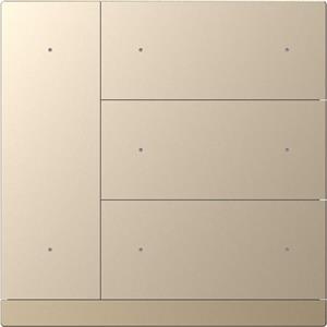 KNX WALTZ Taster 8-fach Metall gold