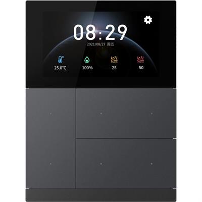 KNX WALTZ Touch+Pad Alu grau