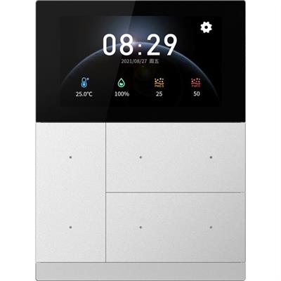 KNX WALTZ Touch+Pad Alu silber