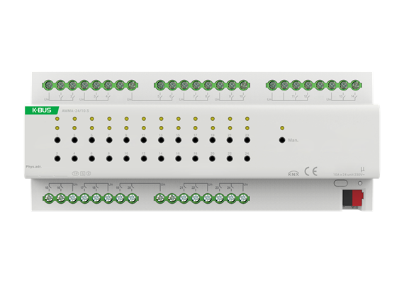 Multifunktionsaktor 24-fach 10A/C-Last KNX Secure