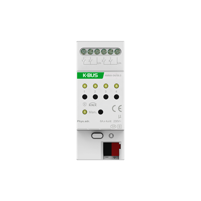 Multifunktionsaktor 4-fach 6A/C-Last KNX Secure