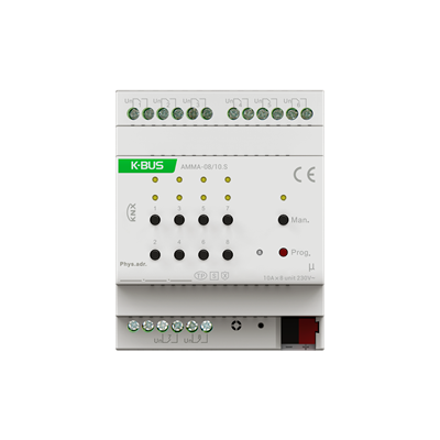 Multifunktionsaktor 8-fach 10A/C-Last KNX Secure