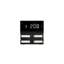 Multisensor 4 Tasten mit CO2-Fühler, 4 CH, RGB Swiper Schwarz