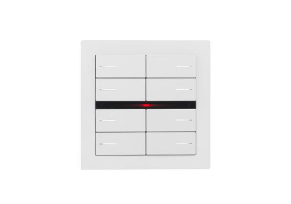 OL-U 8-fach Taster, 16 Kanal RGB, Weiss
