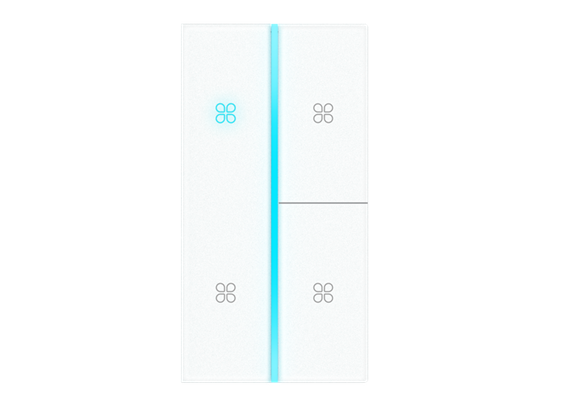 S7 - Abdeckung Erweiterung, Glas Kristall Weiss