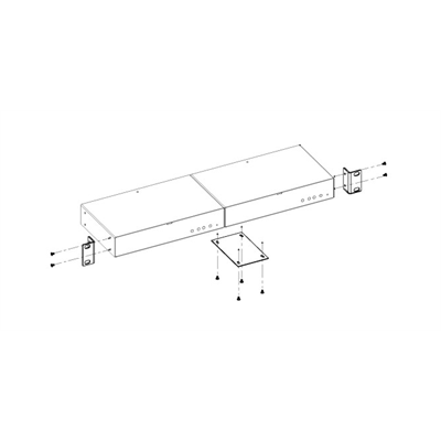 SC340m Einbauset für 19" Schrank