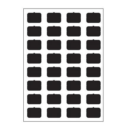 Symbol-Bogen A schwarz blind