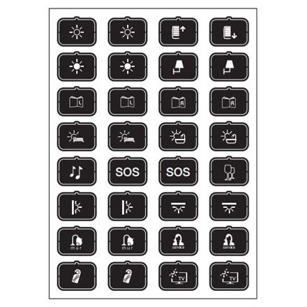 Symbol-Bogen H schwarz