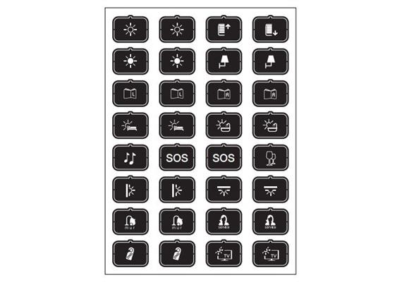 Symbol-Bogen H schwarz