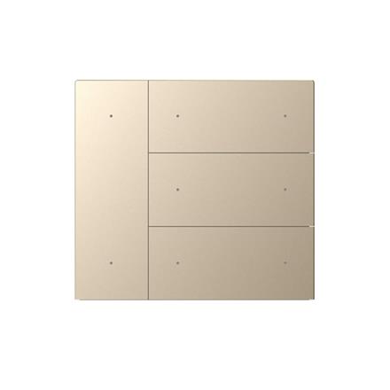 Taster Set 8-fach Waltz, Metall, Punkt, Gold