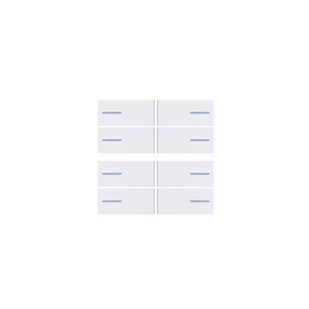Taster Set 8-fach zu OL-U, Fenix Weiss 0030