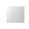 Taster Set 8-fach zu Waltz, Metall, Blank,Silber