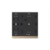 WALTZ Taster Secure 4-fach Metall, Gold