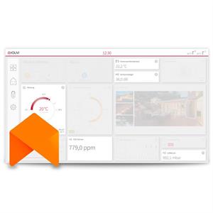 Controlmicro: 8'' Panneau de Contrôle KNX