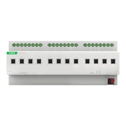Actionneur de commutation 12x 20A/C-charge KNX Secure