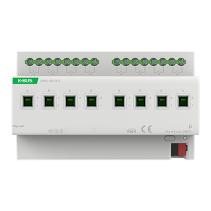 Actionneur de commutation octuple 16A/C-Last KNX Secure