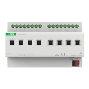 Actionneur de commutation octuple 20A/C-Last KNX Secure